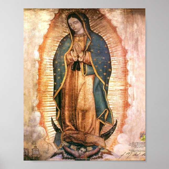 Our Lady Of Guadalupe Vintage Poster (Front)