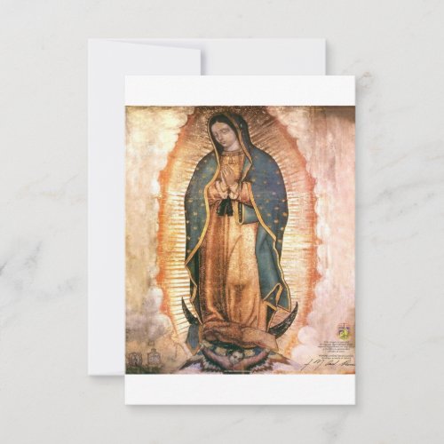 Our Lady Of Guadalupe Vintage Save The Date