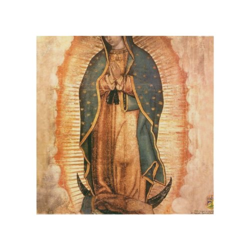 Our Lady Of Guadalupe Vintage Wood Wall Art