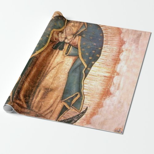 Our Lady Of Guadalupe Vintage Wrapping Paper