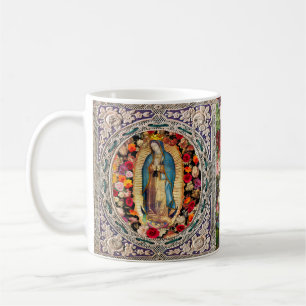 Our Lady of Guadalupe Virgin Mary Catholic Lace Coffee Mug