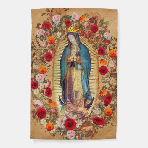 Our Lady of Guadalupe Virgin Mary Catholic Mexico  Garden Flag
