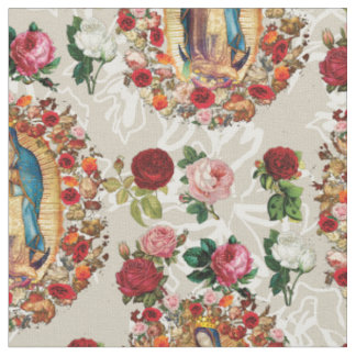 Our Lady of Guadalupe Virgin Mary Catholic Saint Fabric