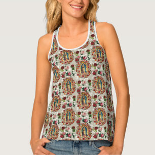 Our Lady of Guadalupe Virgin Mary Catholic Saint  Tank Top