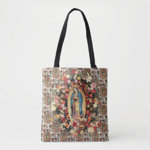 Our Lady of Guadalupe Virgin Mary Catholic Saint Tote Bag