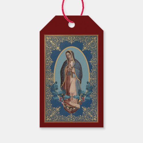 Our Lady of Guadalupe Virgin Mary Feliz Navidad Gift Tags