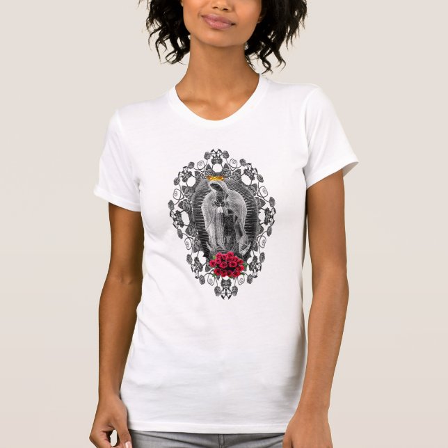 Our Lady of Guadalupe Virgin Mary Mexico Catholic T-Shirt (Front)