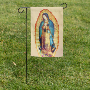 Our Lady of Guadalupe Virgin Mary Poster Garden Fl Flag