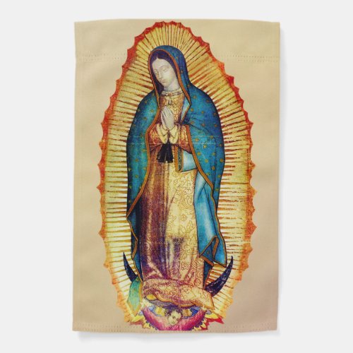 Our Lady of Guadalupe Virgin Mary Poster Garden Flag