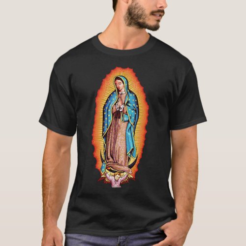 Our Lady of Guadalupe Virgin Mary T_Shirt