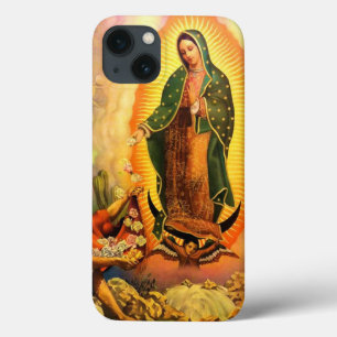 Our Lady of Guadalupe Virgin Mary Vibrant Color iPhone 13 Case