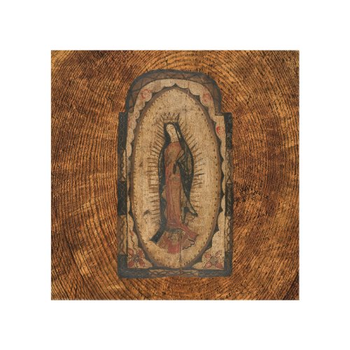 Our Lady of Guadalupe Virgin Mary  Wood Wall Art