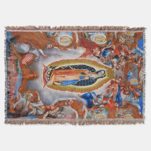 Our Lady of Guadalupe Visions Juan Diego Blanket