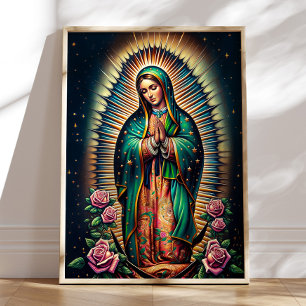 Our Lady of Guadalupe Wall Art Home Decor 
