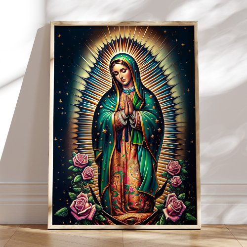 Our Lady of Guadalupe Wall Art Home Decor 