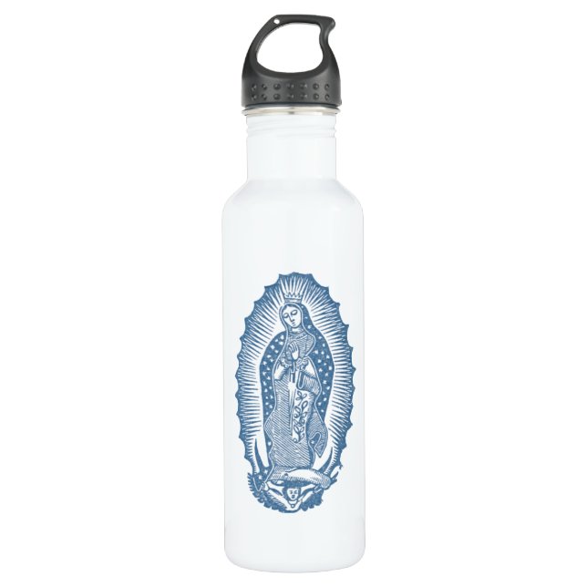 Our Lady of Guadalupe Water Bottle (Front)