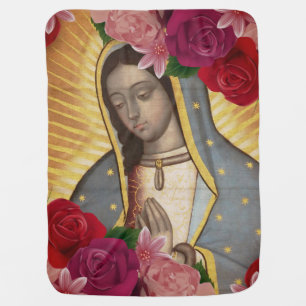 Our Lady of Guadalupe with Roses Blanket