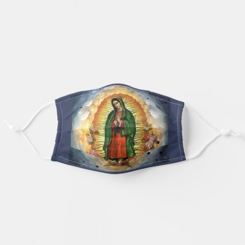 Our Lady of Guadalupe Womens Washable Fabric Adult Cloth Face Mask