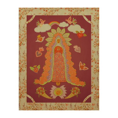 Our Lady of Guadalupe  Wood Wall Art
