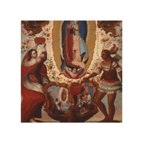 Our Lady Of Guadalupe Wood Wall Art