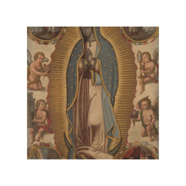 Our Lady Of Guadalupe Wood Wall Art (Front)