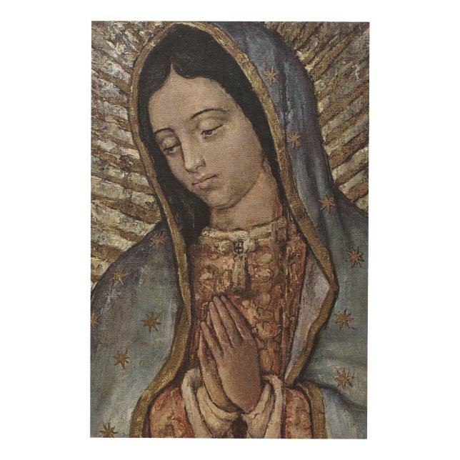 Our Lady of Guadalupe. Wood Wall Art (Front)