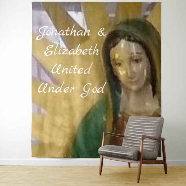 Our Lady of Guadeloupe Customizable Tapestry (In Situ)