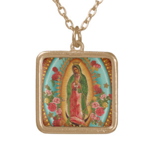 Our Lady of Guadelupe Pendant Necklace