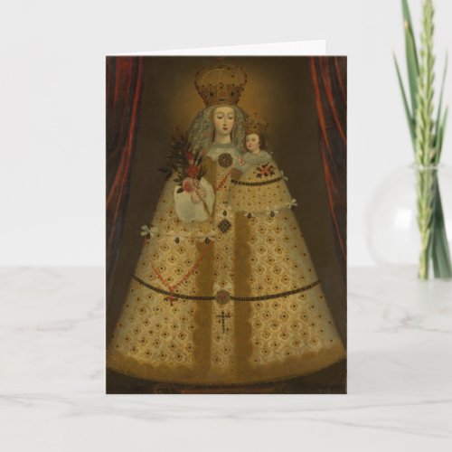 Our Lady of Guapulo Christmas Stamp Coordinate Card