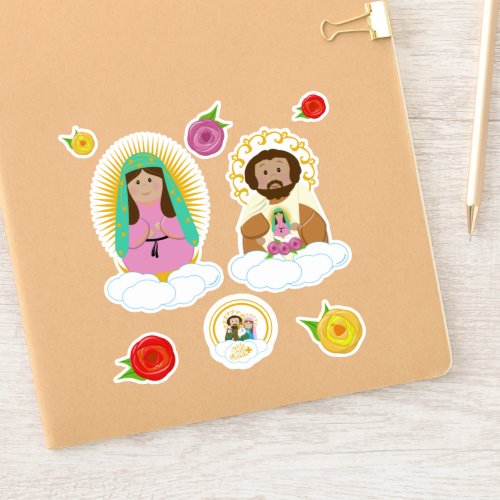 Our Lady of Gudalupe  St Juan Diego Sticker