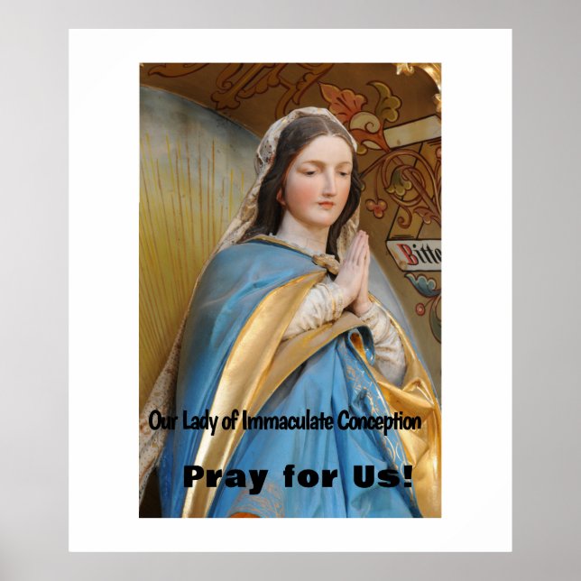 Our Lady of Immaculate Conception  Poster (Front)