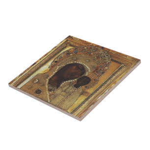 Our Lady of Kazan Ceramic Tile