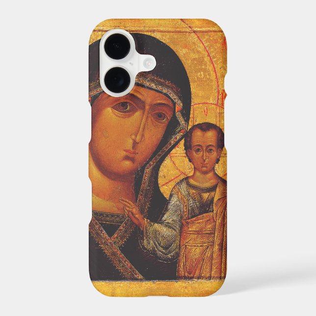 Our Lady of Kazan Orthodox Icon iPhone Case (Back)