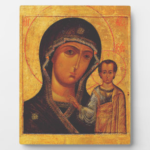 Our Lady of Kazan Orthodox Icon Plaque