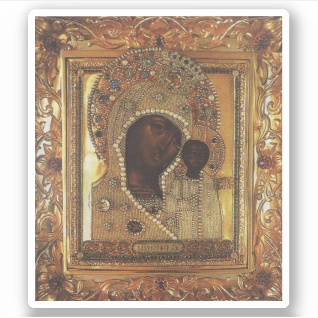 Our Lady of Kazan  Sticker (Front)