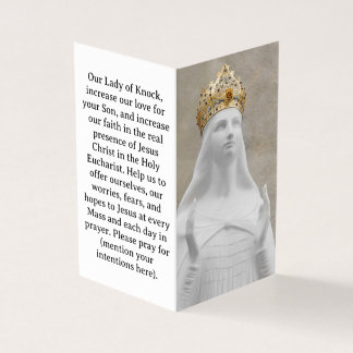 Our Lady of Knock Prayer Card