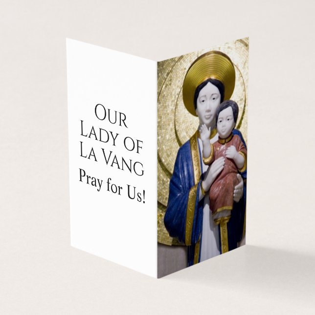 Our Lady of La Vang Prayer Card (Outside)