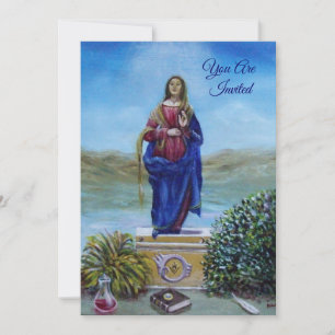 OUR LADY OF LIGHT Madonna of Immaculate Conception Invitation