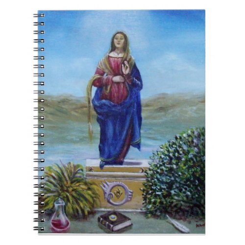 OUR LADY OF LIGHT Madonna of Immaculate Conception Notebook