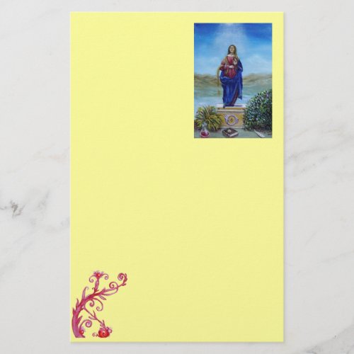 OUR LADY OF LIGHT Madonna of Immaculate Conception Stationery