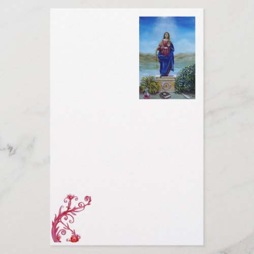 OUR LADY OF LIGHT Madonna of Immaculate Conception Stationery