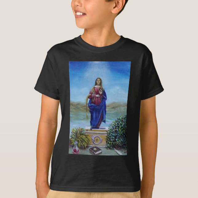 OUR LADY OF LIGHT Madonna of Immaculate Conception T-Shirt (Front)