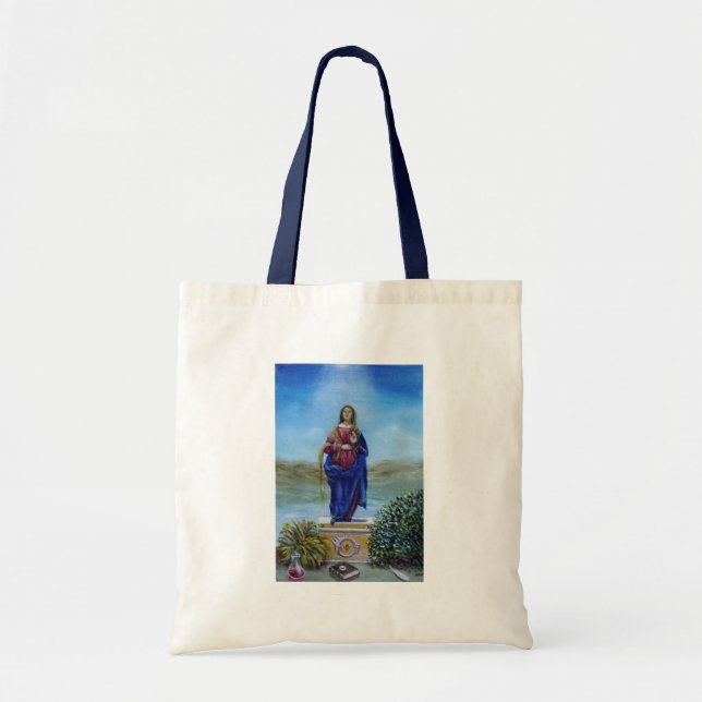 OUR LADY OF LIGHT Madonna of Immaculate Conception Tote Bag (Front)