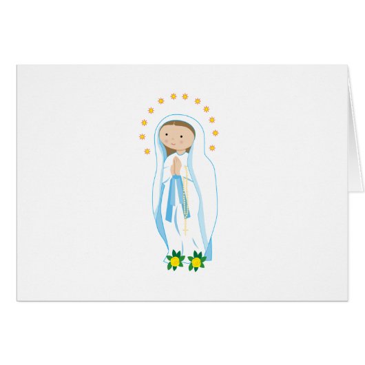 Our Lady of Lourdes Cards (Front Horizontal)
