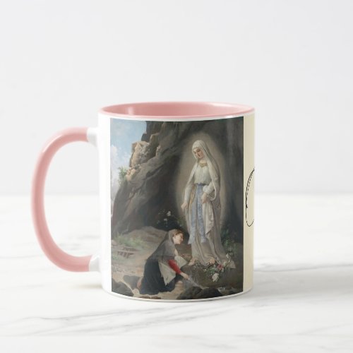 Our Lady of Lourdes Catholic Saint Coffee Mug
