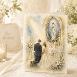 Our Lady of Lourdes Catholic Wedding Thank You