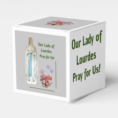 Our Lady of Lourdes Favor Boxes