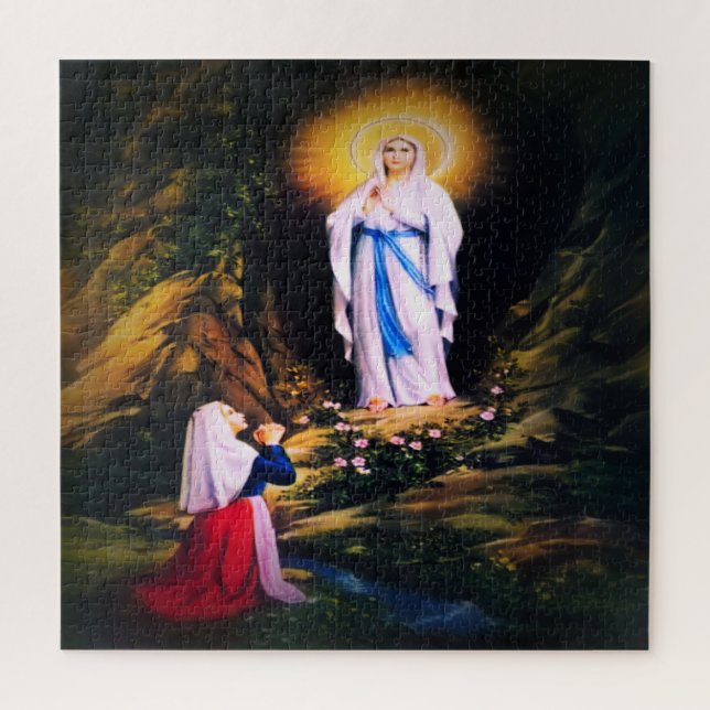Our Lady of Lourdes Jigsaw Puzzle (Vertical)