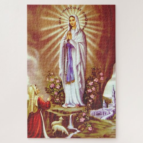 Our Lady of Lourdes Jigsaw Puzzle