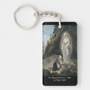 Our Lady of Lourdes Keychain